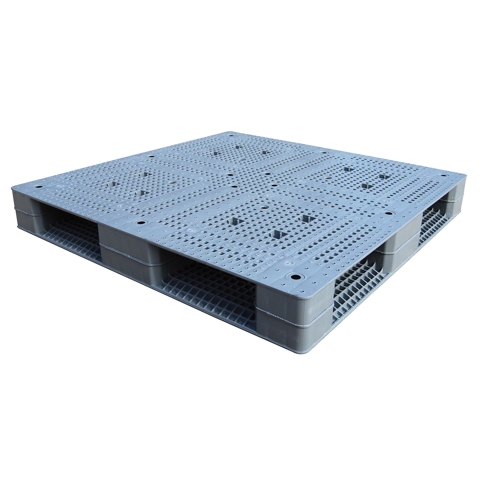 Vestil Plastic Pallet - 48in. x 48in., 8,800-Lb. Capacity, High-Density Polyethylene, Model# PLPG-4848-HD